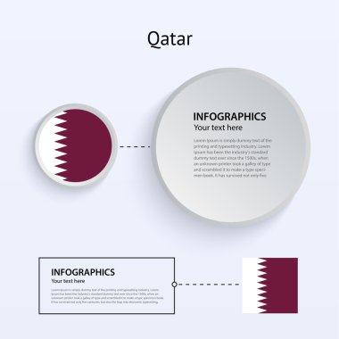 Katar ülke set afiş.