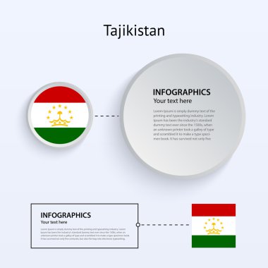Tacikistan ülke set afiş.