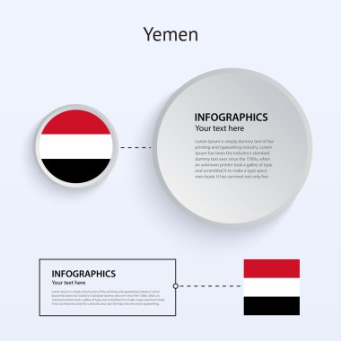 Yemen ülke set afiş.