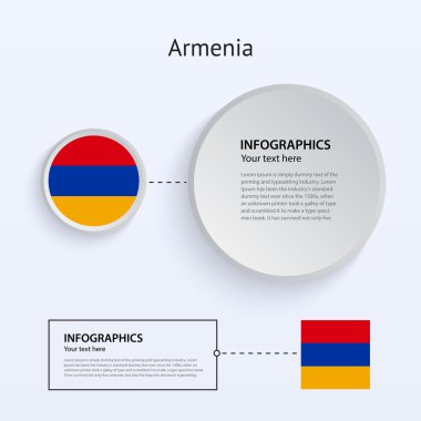 Ermenistan ülke set afiş.