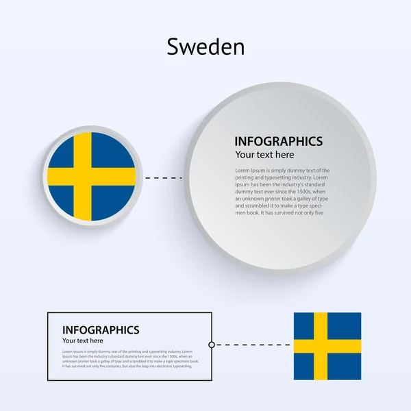 Шведский набор запретительных мер . — стоковый вектор