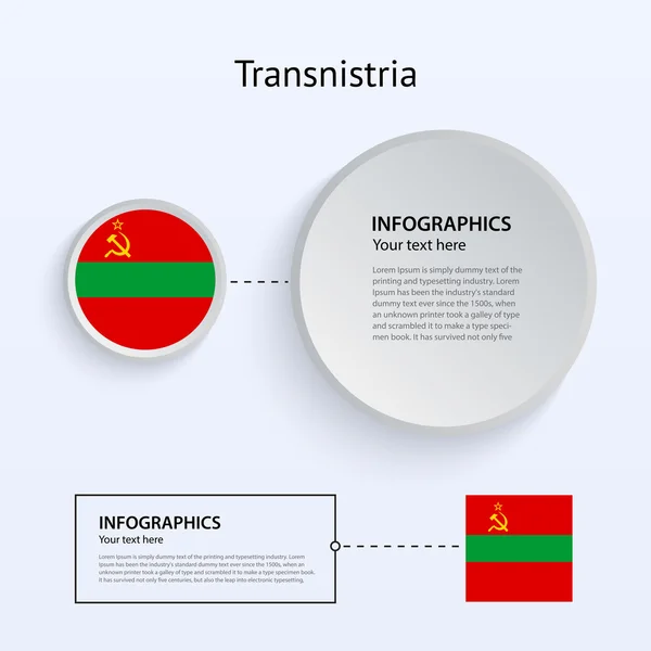 Transnistria Country Set of Banners. — Stock Vector