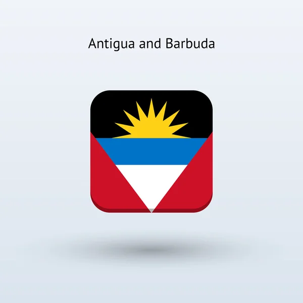 Иконка флага Антигуа и Барбуды — стоковый вектор
