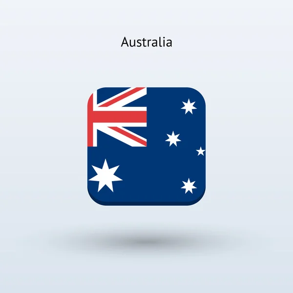 Australia flag icon — Stock Vector