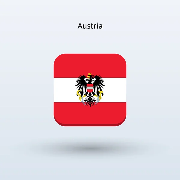 Icono de bandera de Austria — Archivo Imágenes Vectoriales
