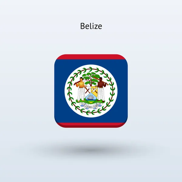 Bandera de Belice icono — Archivo Imágenes Vectoriales