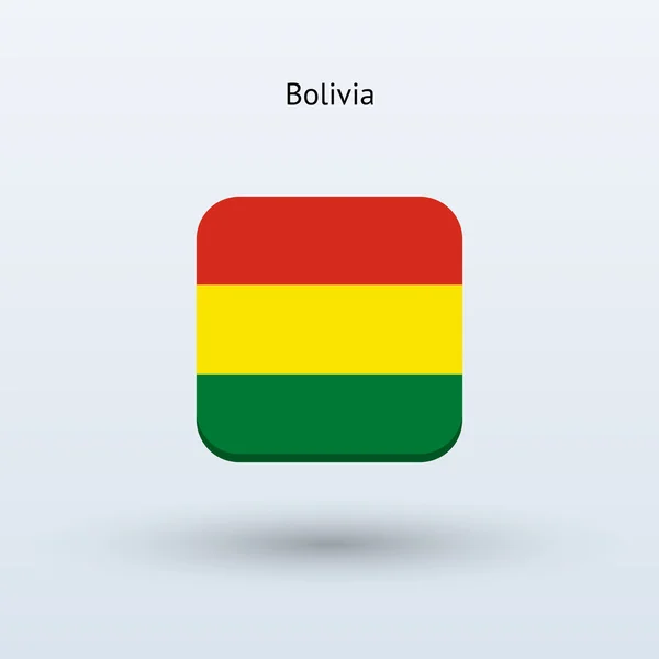 Ícone de bandeira da Bolívia — Vetor de Stock