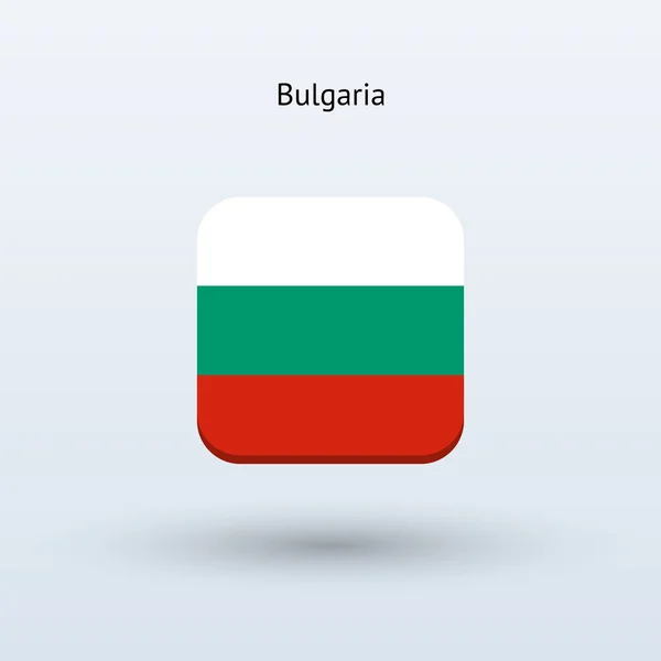 Bandera de Bulgaria icono — Archivo Imágenes Vectoriales