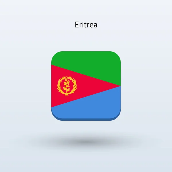 Ikona příznaku Eritrea — Stockový vektor