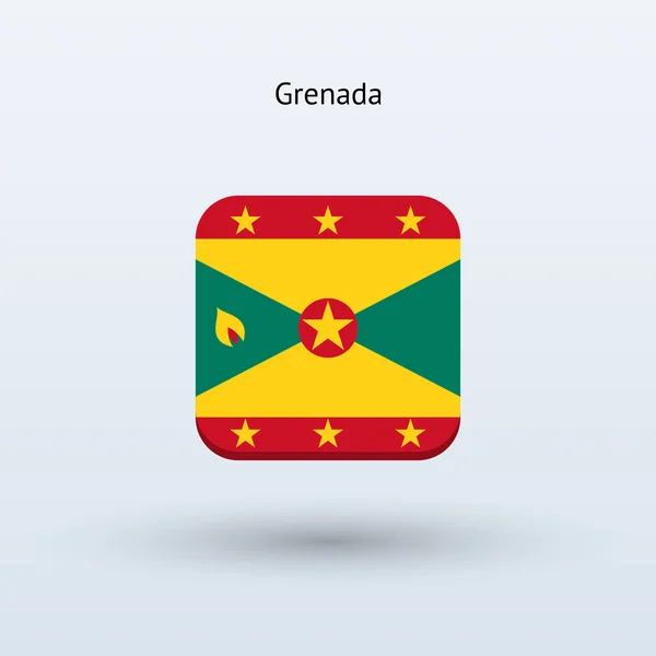 Ícone da bandeira de Granada — Vetor de Stock
