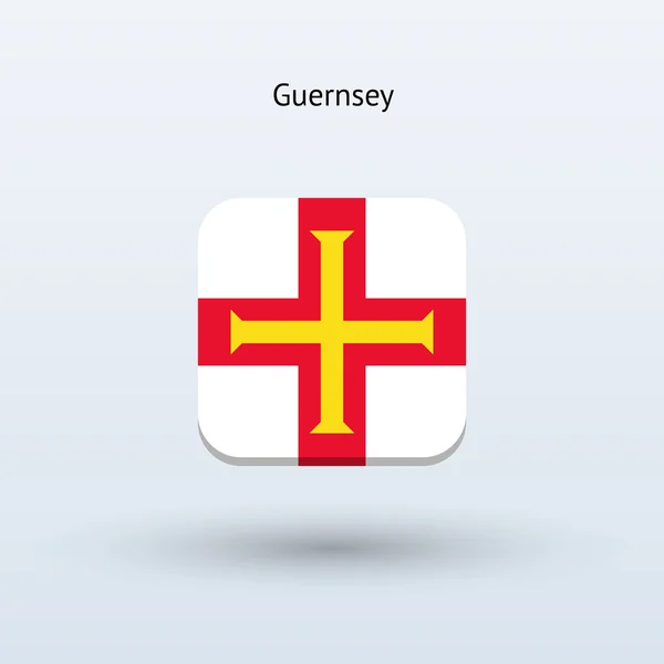 Ikona příznaku Guernsey — Stockový vektor