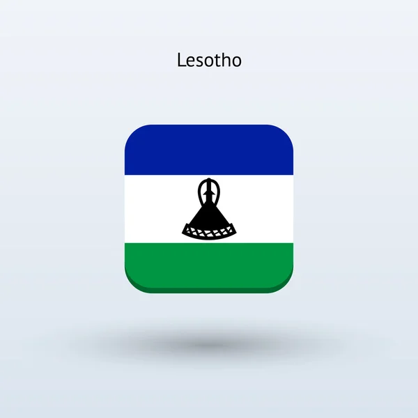 Lesotho flag icon — Stock Vector