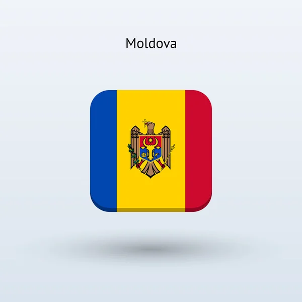 Moldavia icono de la bandera — Archivo Imágenes Vectoriales