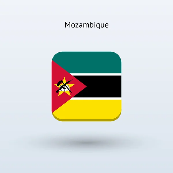 Mozambik bayrak simgesi — Stok Vektör