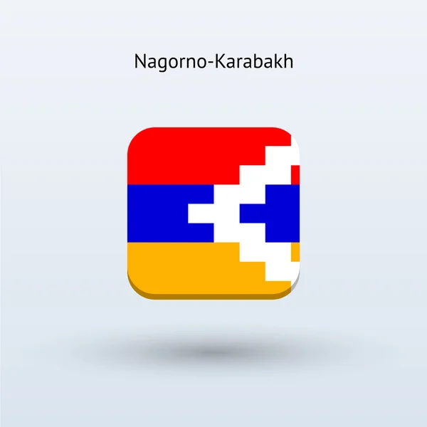Nagorno-Karabakh flag icon — Stock Vector