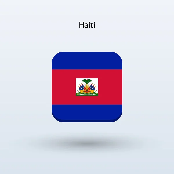 Icona Bandiera Haiti — Vettoriale Stock