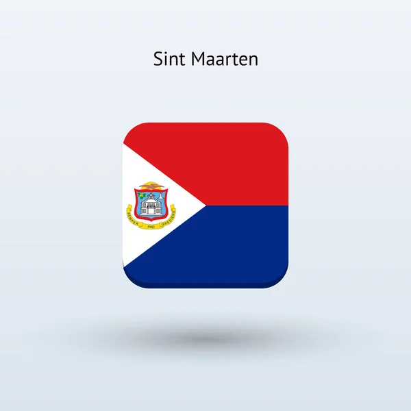 Sint Maarten flag icon — Stock Vector