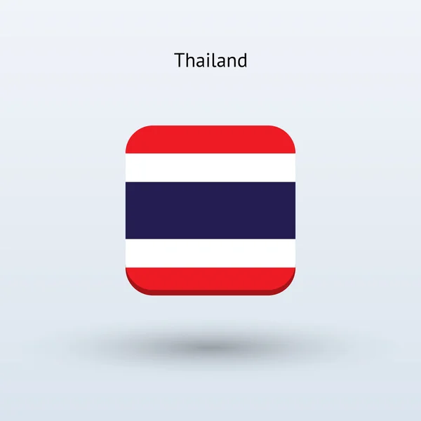 Tailandia icono de la bandera — Archivo Imágenes Vectoriales