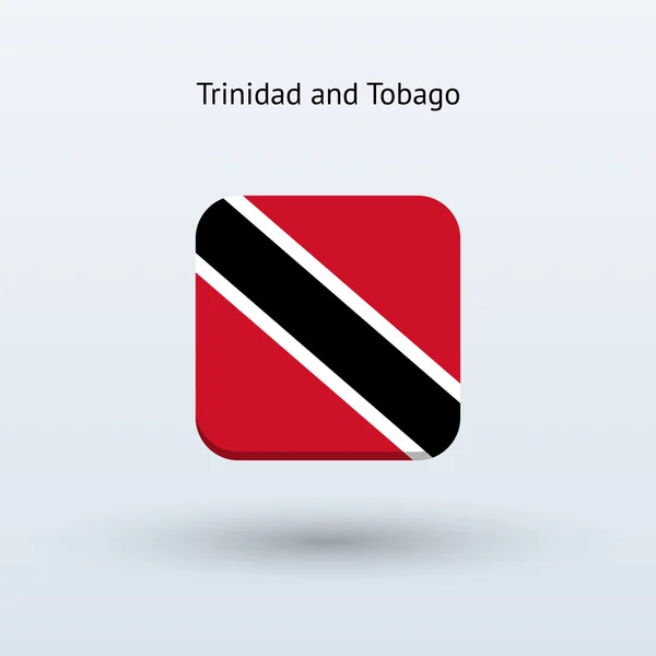 Trinidad ve tobago bayrak simgesi — Stok Vektör
