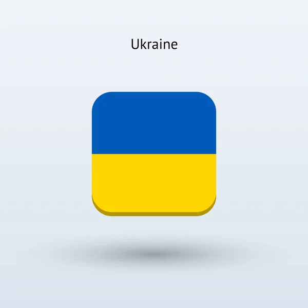 Иконка флага Украины — стоковый вектор