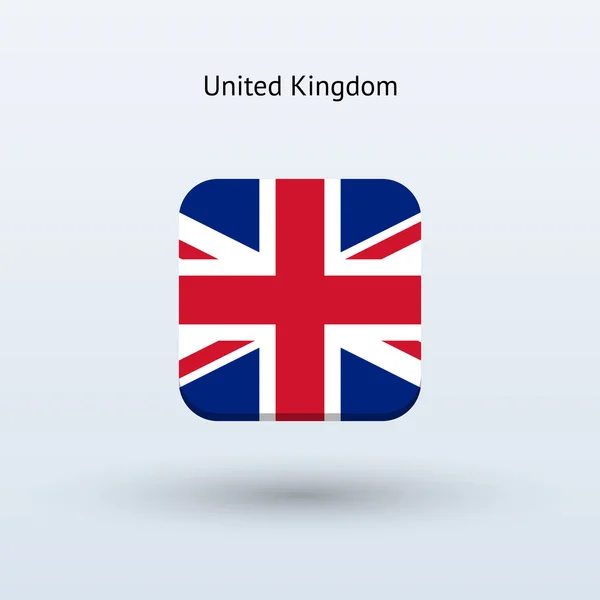 United Kingdom flag icon — Stock Vector