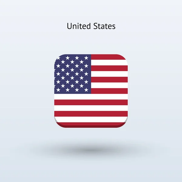 United States flag icon — Stock Vector