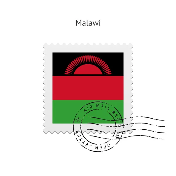 Flaga Malawi znaczek. — Wektor stockowy