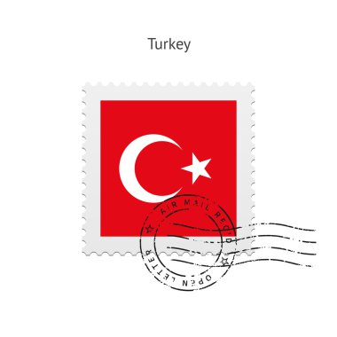 Türkiye'nin bayrak posta pulu.