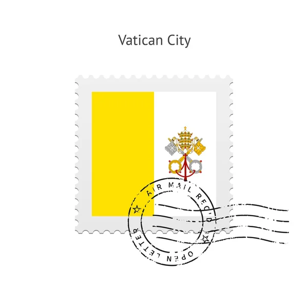 Sello de Bandera de la Ciudad del Vaticano . — Archivo Imágenes Vectoriales