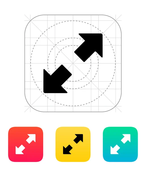 Icono de pantalla completa . — Vector de stock