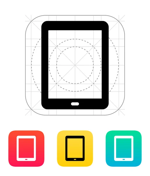 Pictogram Tablet scherm. — Stockvector