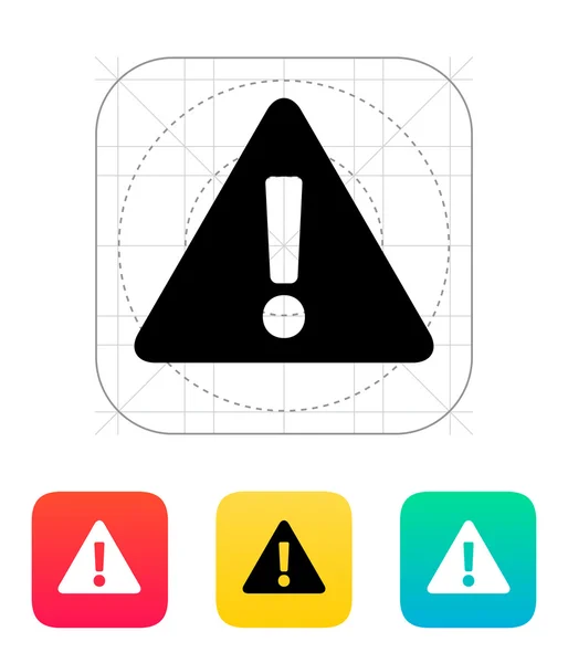 Security warning icon. — Stock Vector