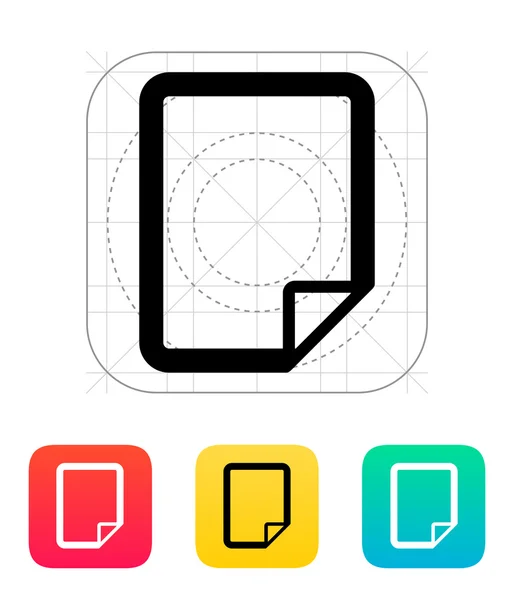 메모장 페이지 플립 아이콘. — 스톡 벡터