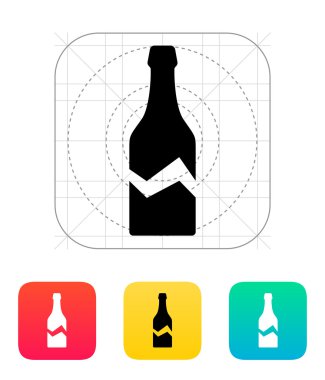 Kırık şişe simgesi.