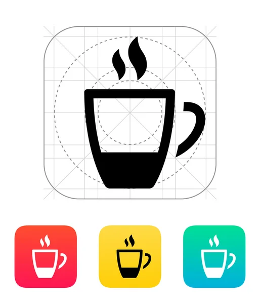 Ending coffee cup icon. — Stock Vector