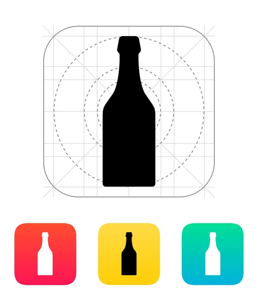 Beer bottle icon. — Stock Vector
