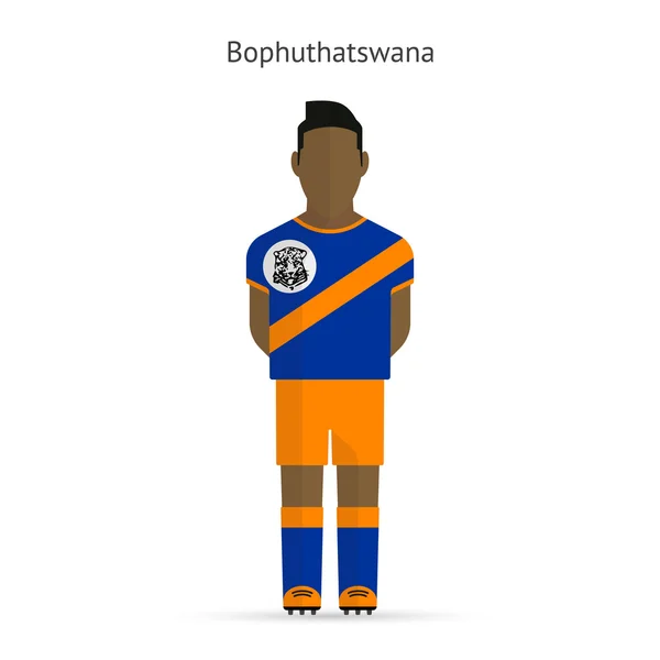 Bophuthatswana football player. Soccer uniform. — Stock Vector