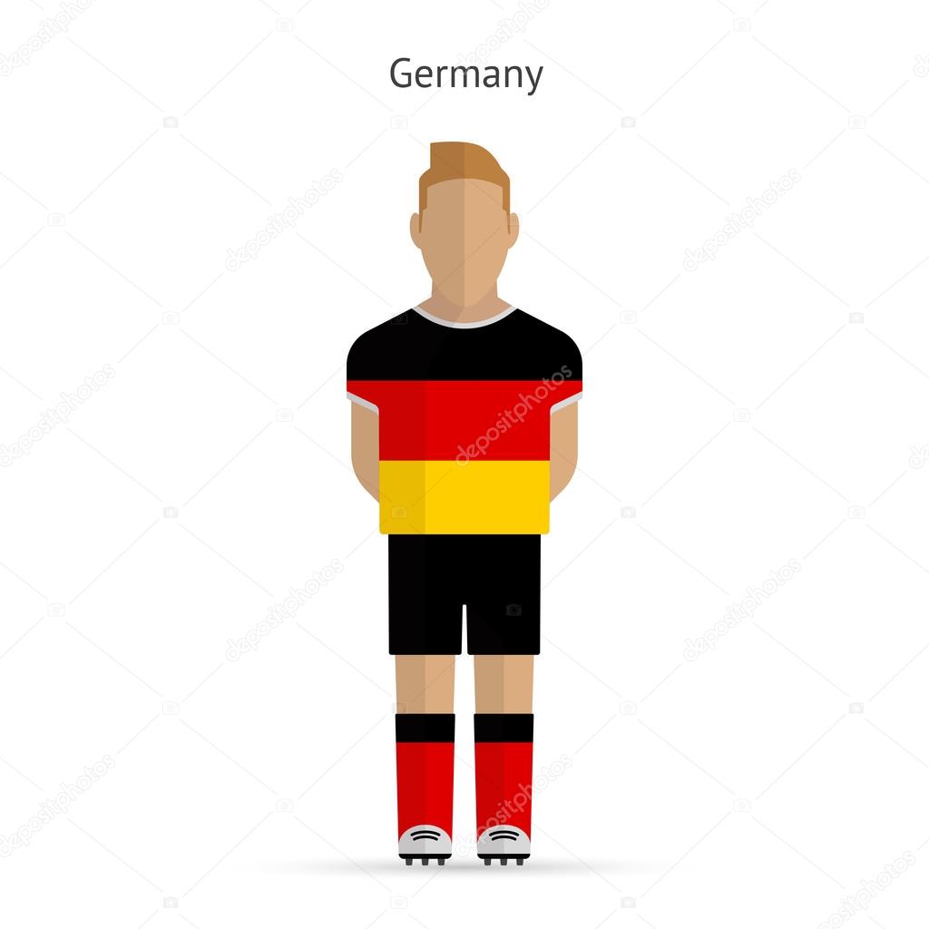 Germany football player. Soccer uniform.