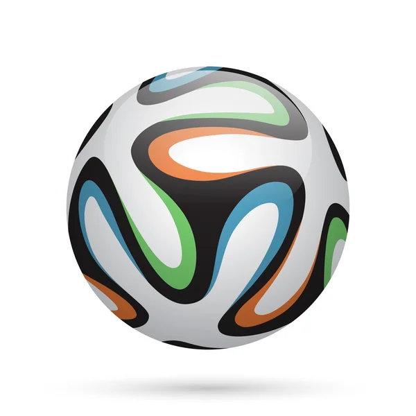 Fútbol / balón de fútbol . — Vector de stock