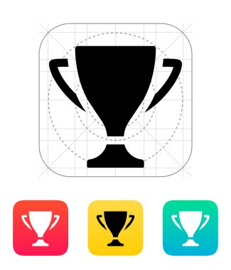 Trophy icon. clipart