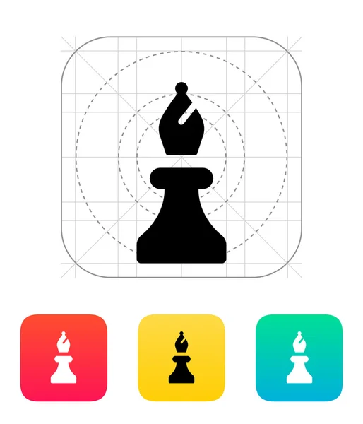 Chess Bishop icône . — Image vectorielle