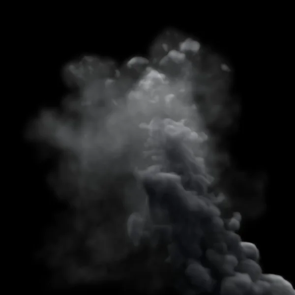 Fumaça cinzenta — Fotografia de Stock