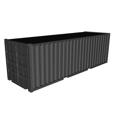 3D Container clipart