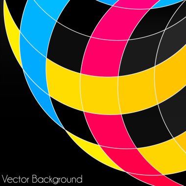 renkli soyut geometrik