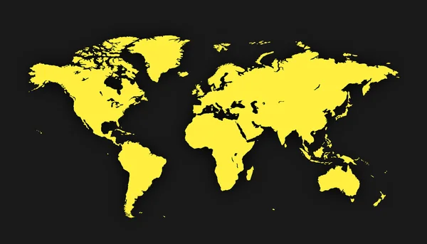 Mapa świata — Wektor stockowy