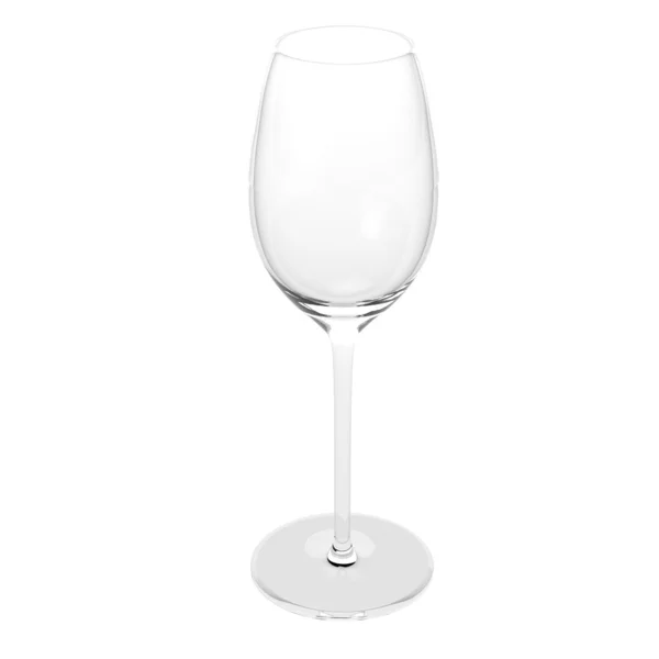 Wine Glass with white background — Stock Photo, Image