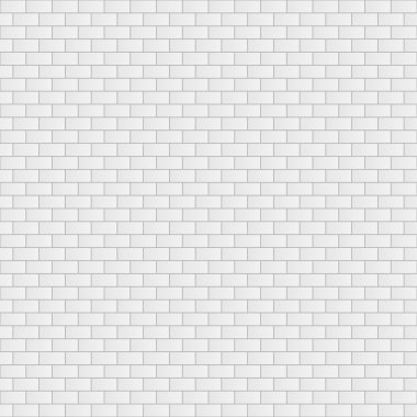 Beyaz tuğla duvar