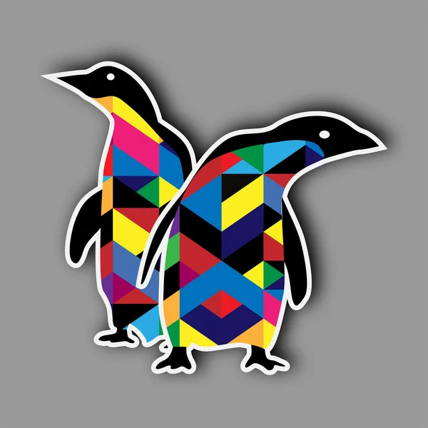Pingvin design — Stock vektor