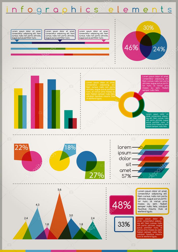 Set Elements of Infographics