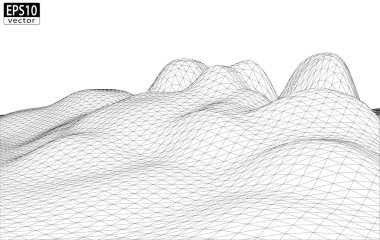 alambre plano3D tel kafes arazi